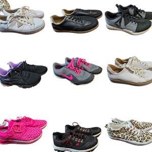 Bulk Men’s Women’s Tennis Athletic Shoe Lot Of 9 Name Brand Wholesale Reseller